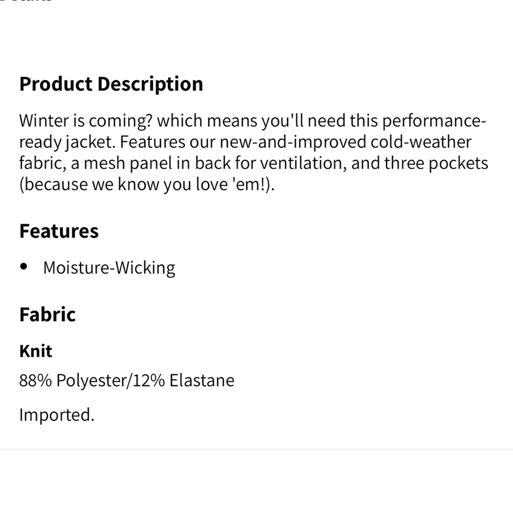 Fabletics | Trinity Cold Weather Performance Jack… - image 5